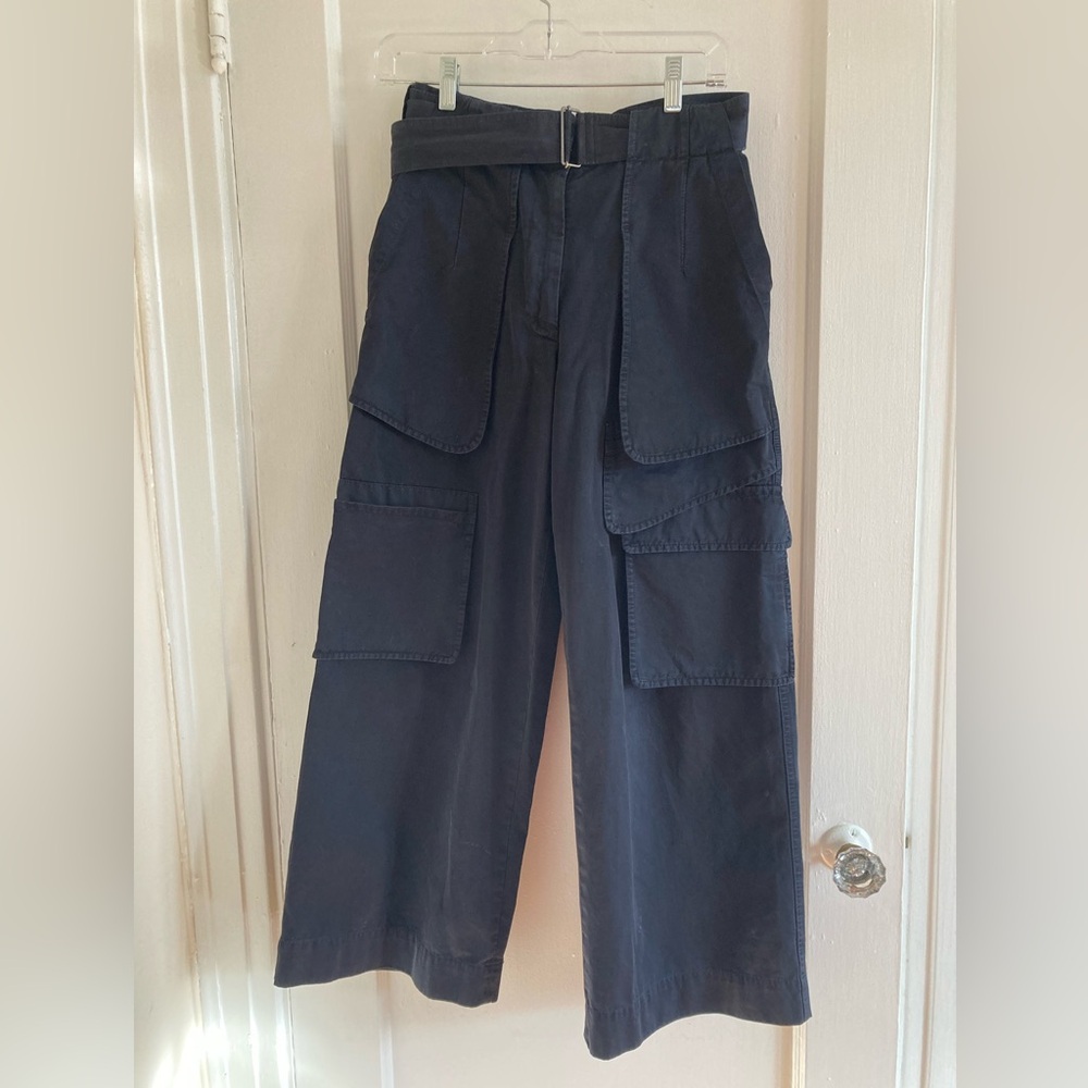 Vintage Dries Van Noten Black Cargo Pants